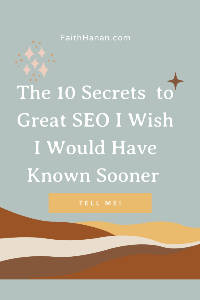 SEO Secrets to Get More Traffic graphic