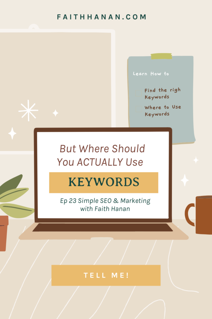 how to use keywords tips on computer background