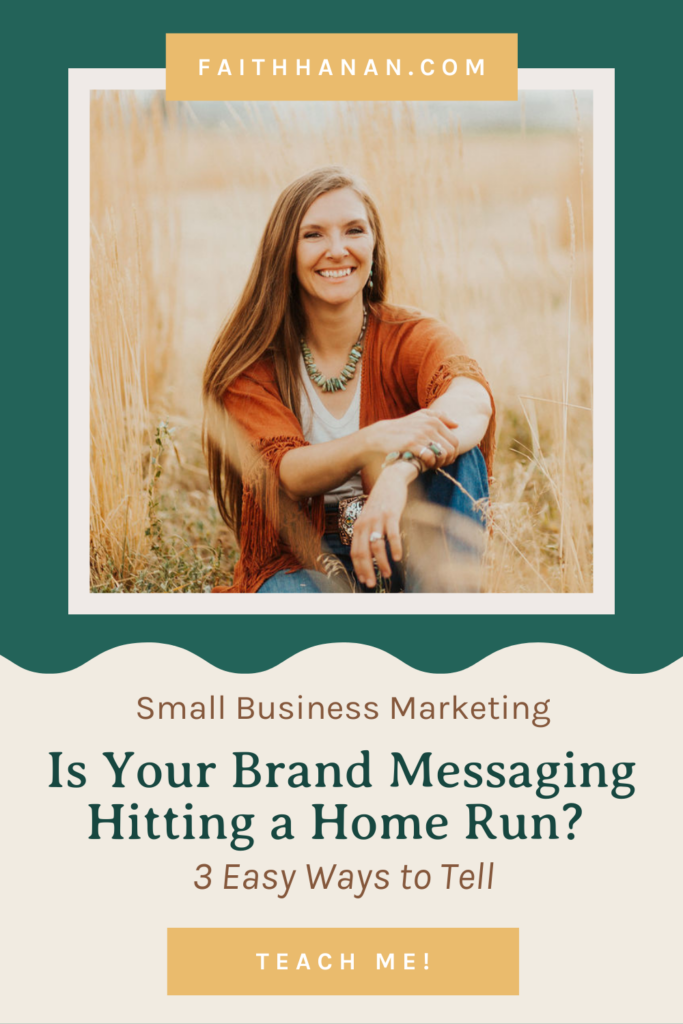 Is your brand messaging hitting a home run graphic