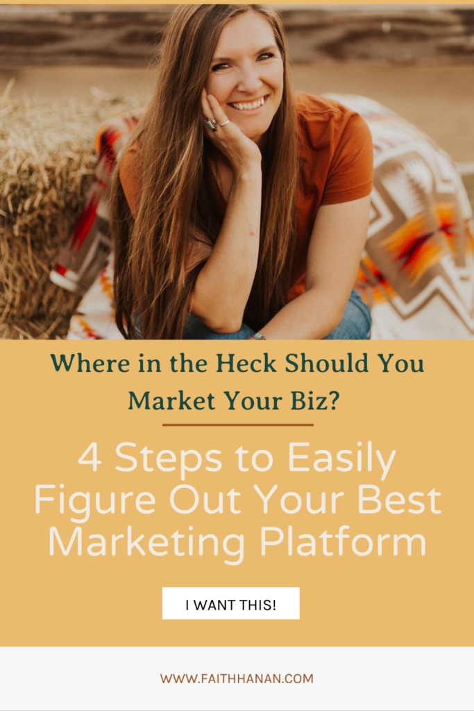 smiling woman with long brown hair sits as she teaches how to market your business with the best marketing platform.