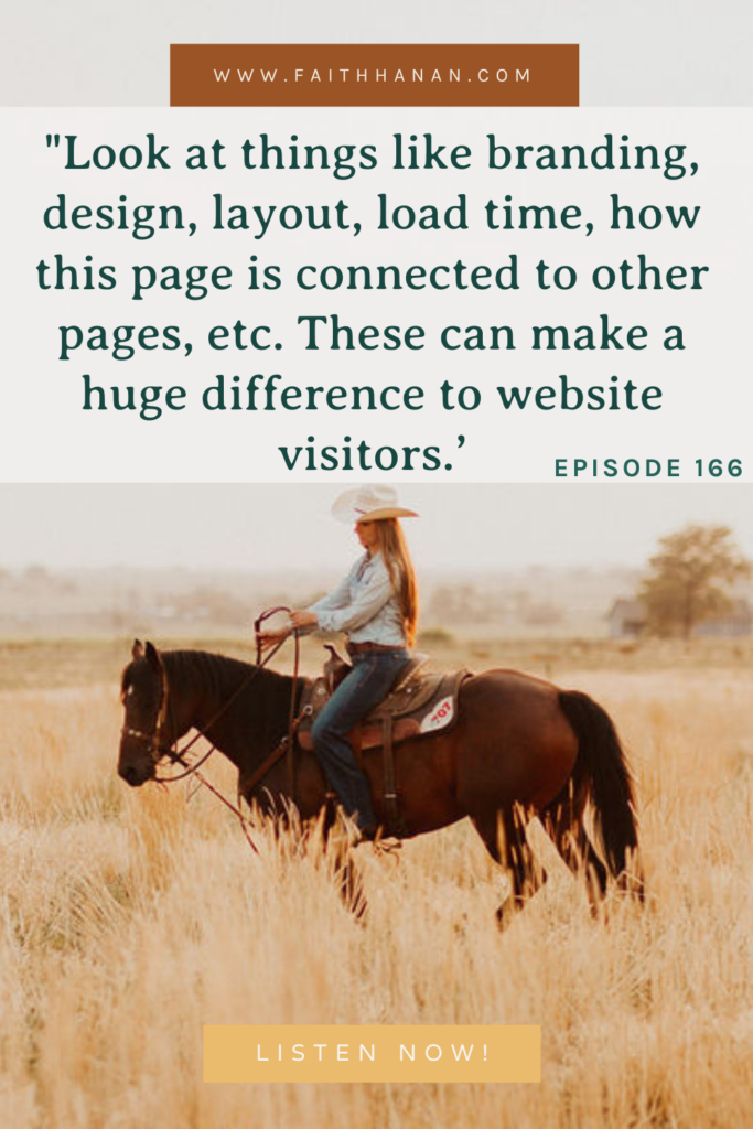 image-of-long-haired-woman-on-horse-back-talking-about-website-experience